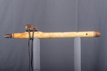 Yellow Cedar Burl Native American Flute, Minor, Mid B-4, #J7K (10)